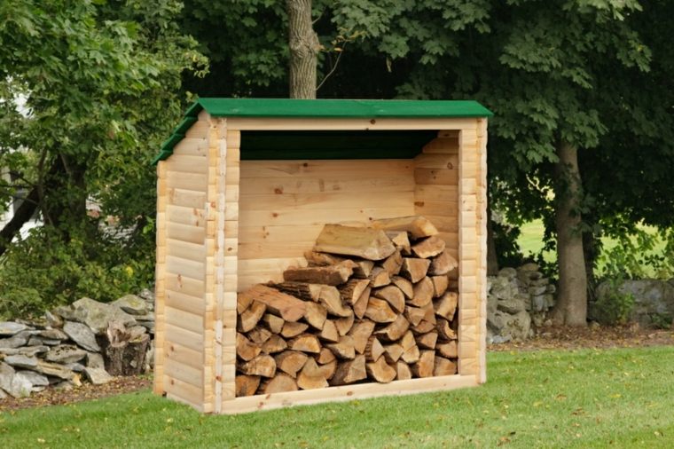 cabane de jardin en bois stock extérieurs