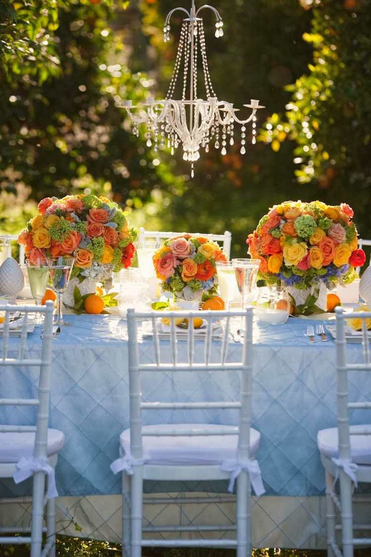 centre de table mariage fleurs