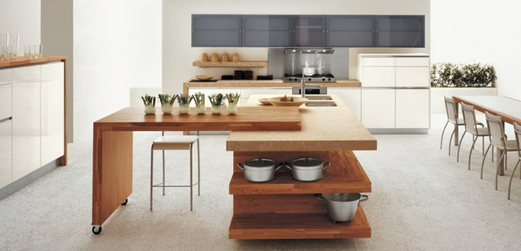 meubles design cuisines bois tables
