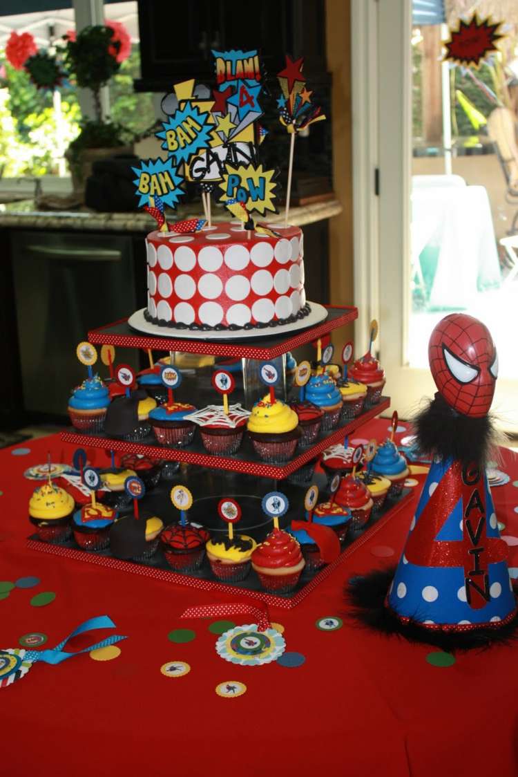 deco anniversaire enfant spiderman