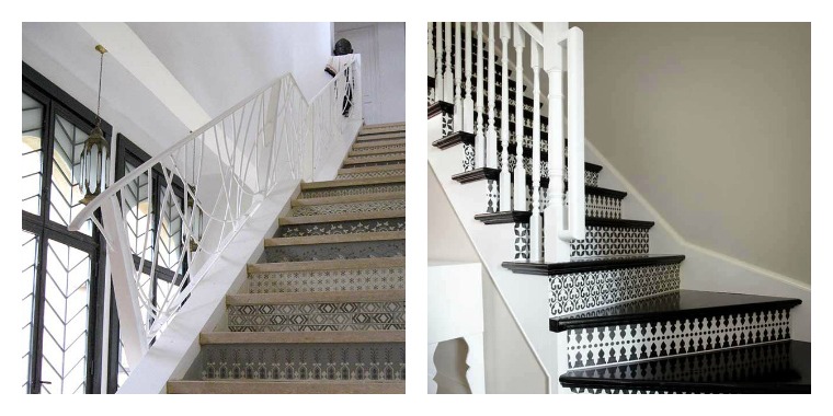 décorer marche d'escalier effets visuels