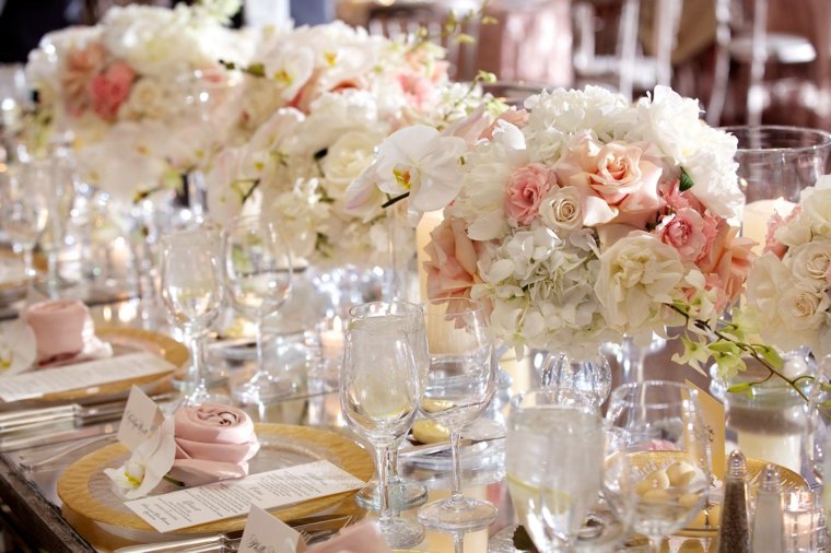 bouquets de fleurs pour mariage vases pour tables