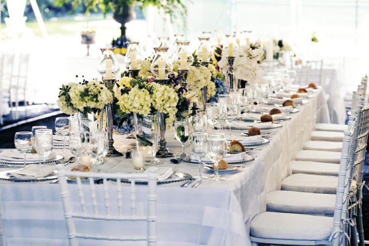 vases pour tables de mariage bouquets décoratifs