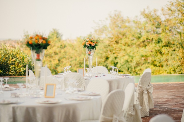 fleurs de jardin tables de mariages décoration