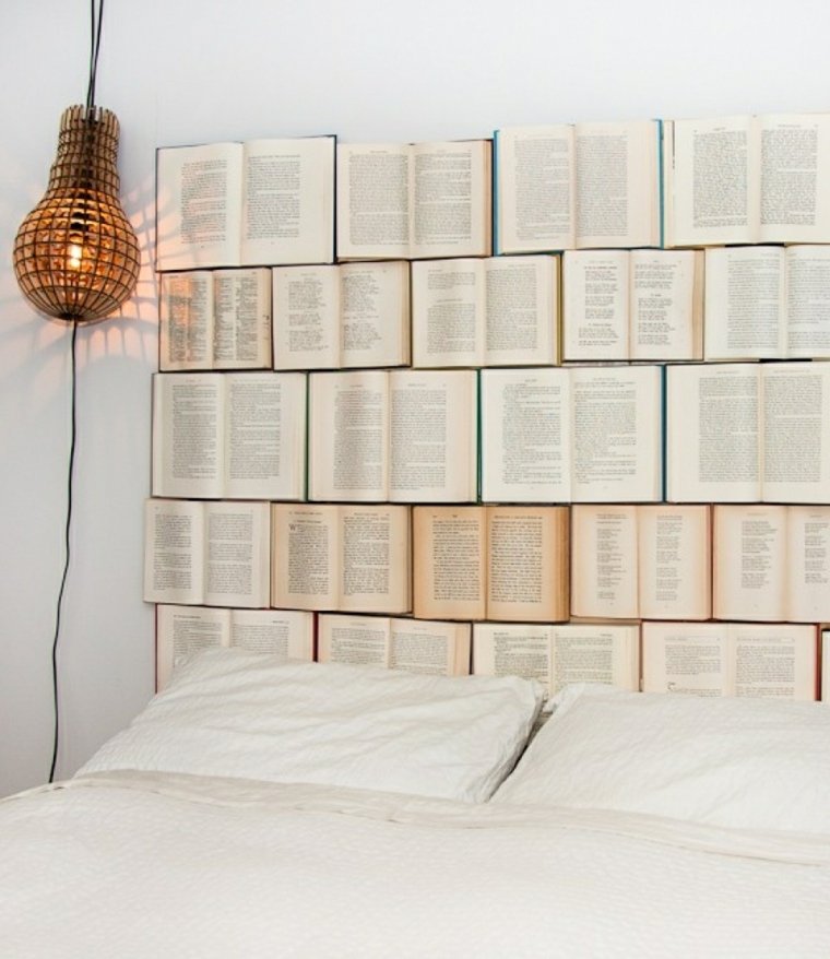 fabriquer une tête de lit livres 