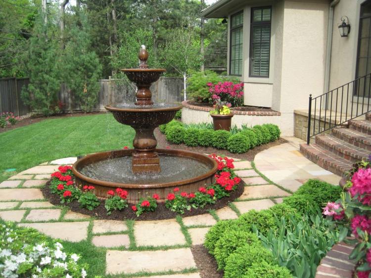 fontaine jardin decorative idee
