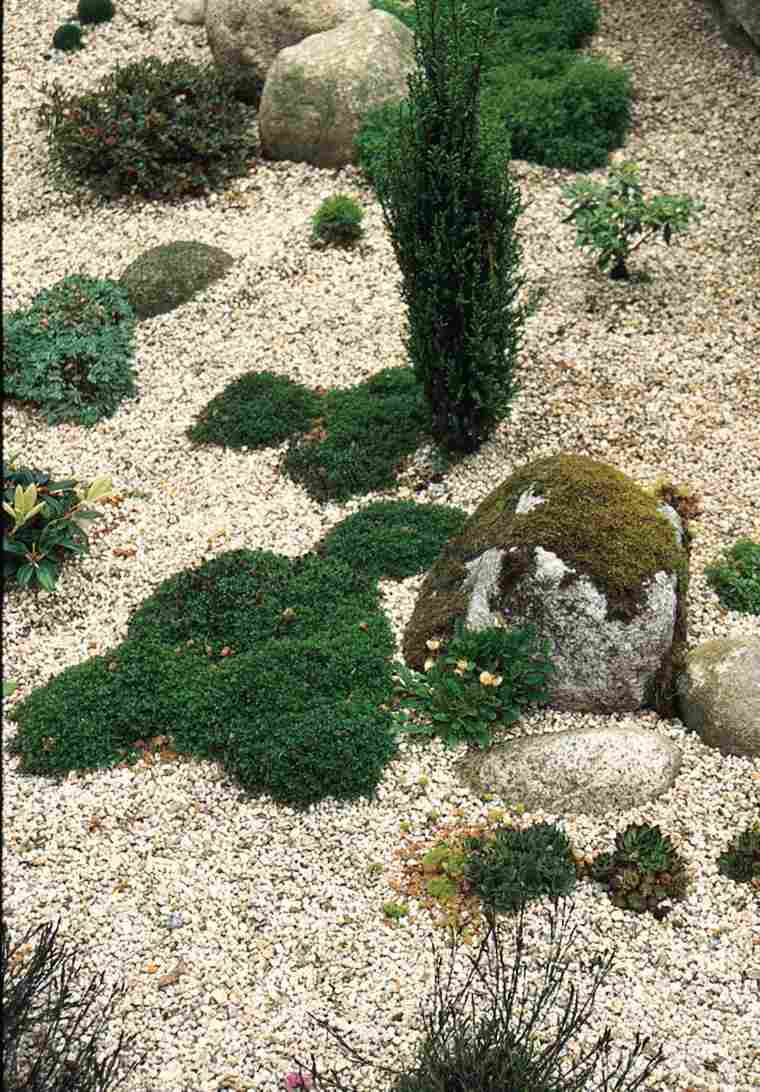 sable blanc gravier jardin