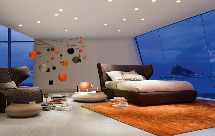 idee chambre a coucher lit moderne