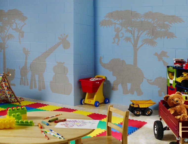 chambre décorer thème safari été tendance enfant 