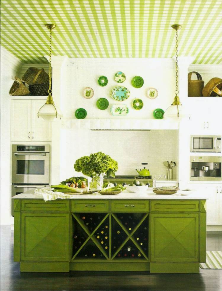 idee decoration cuisine vert
