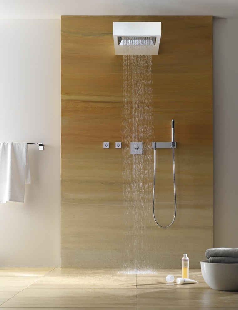 salle de bain avec douche italienne idée 