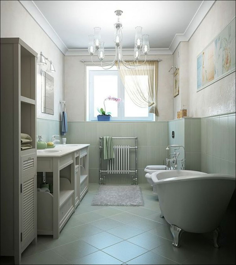 idee salle de bain italienne blanc