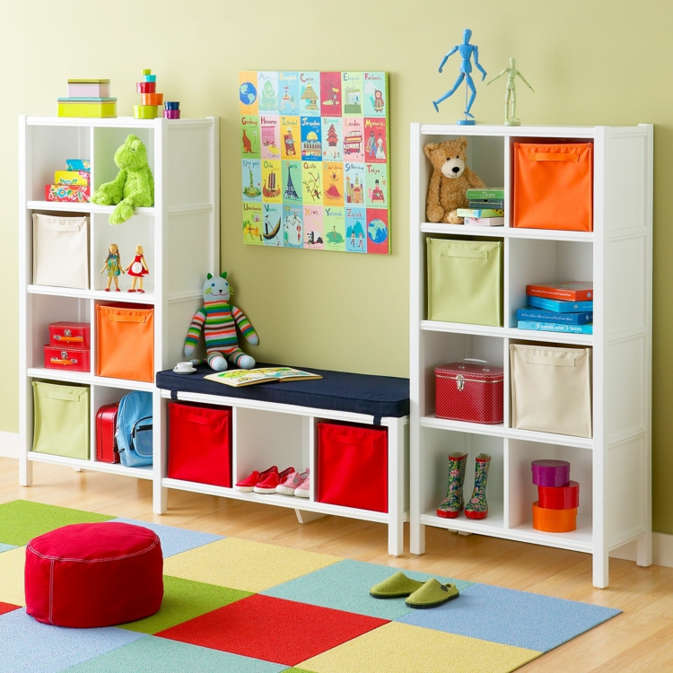 idées en images meuble de rangement chambre enfant Ikea