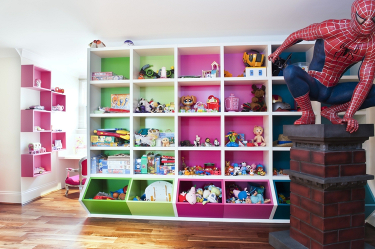 idées en images meuble de rangement chambre enfant etagere ikea