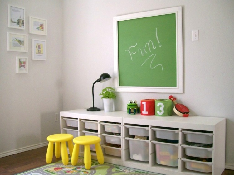 idées en images meuble de rangement chambre enfant moderne Ikea