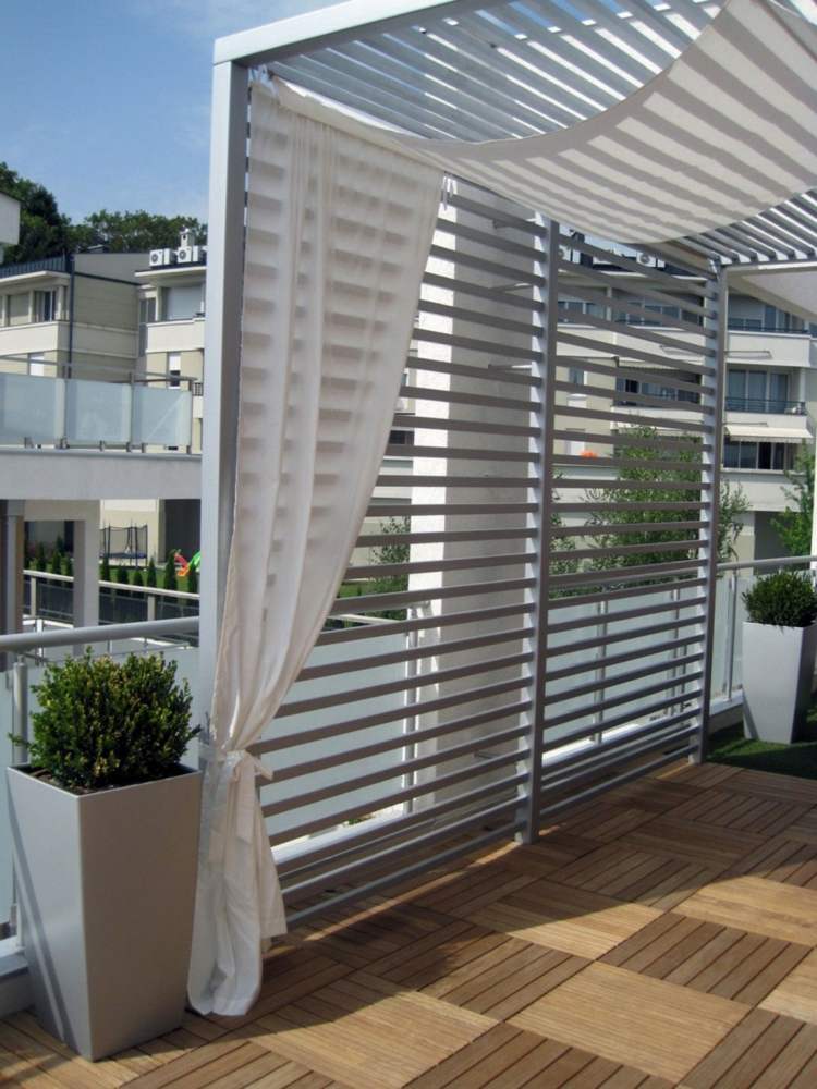 pergola alminium pour terrasse moderne