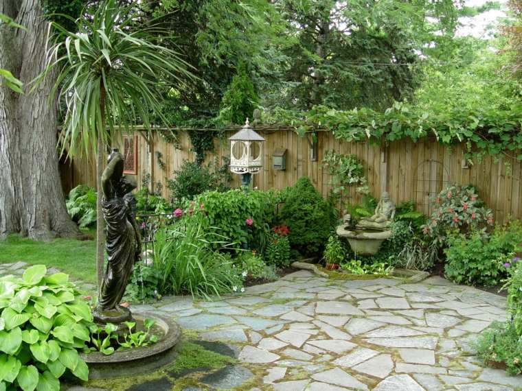 petit jardin pierre fontaine idées espace extérieur
