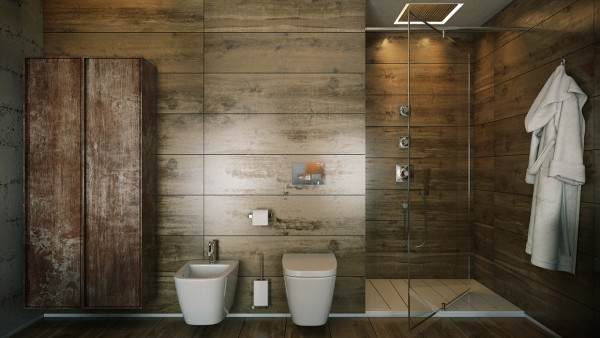 salle de bain bois design luxe pavel vetrov lampe 