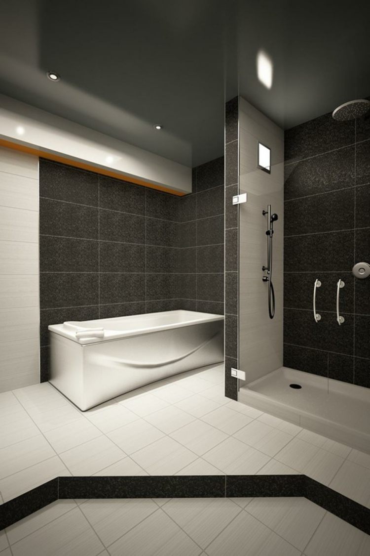 salle de bain carrelage moderne
