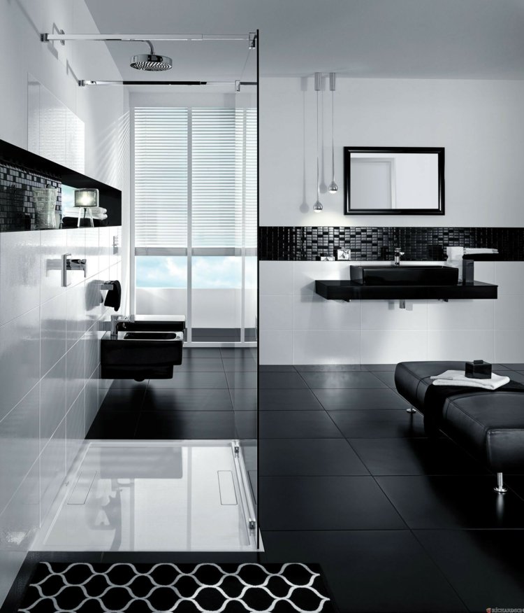 salle de bain design douche italienne