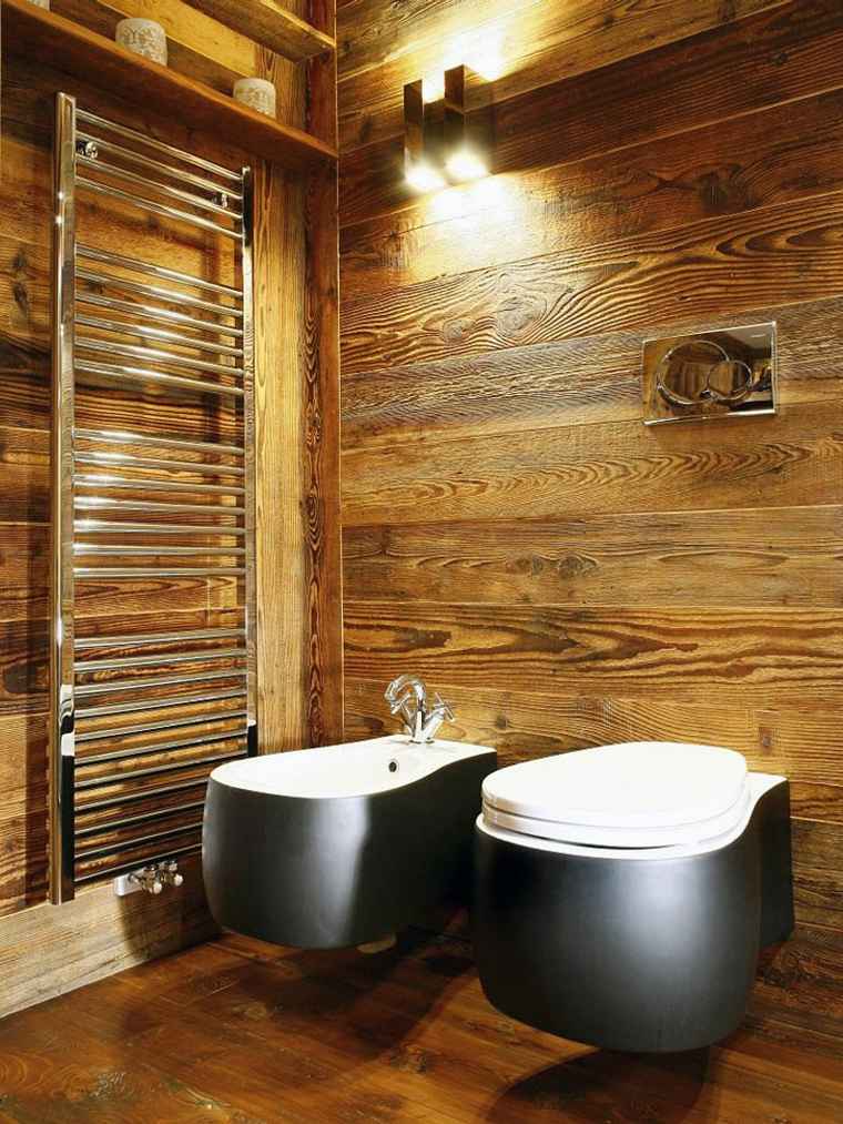bois meuble salle de bain design toilettes baignoire salle