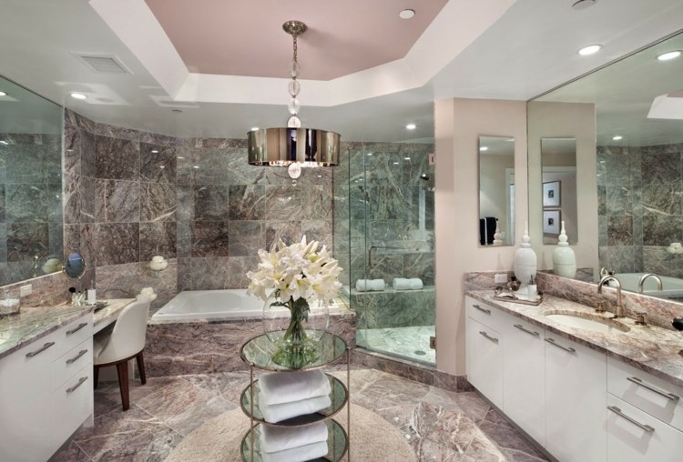 salle de bain italienne marbre
