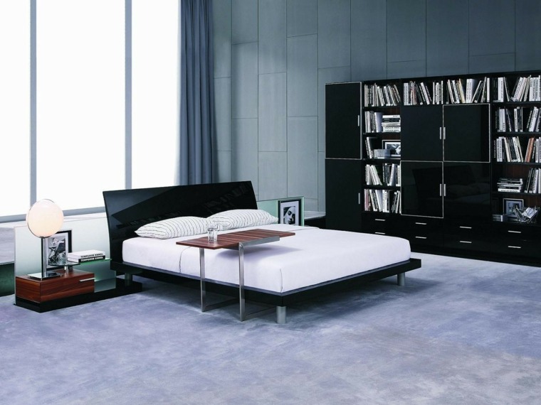 chambre moderne décor design tête de lit originale