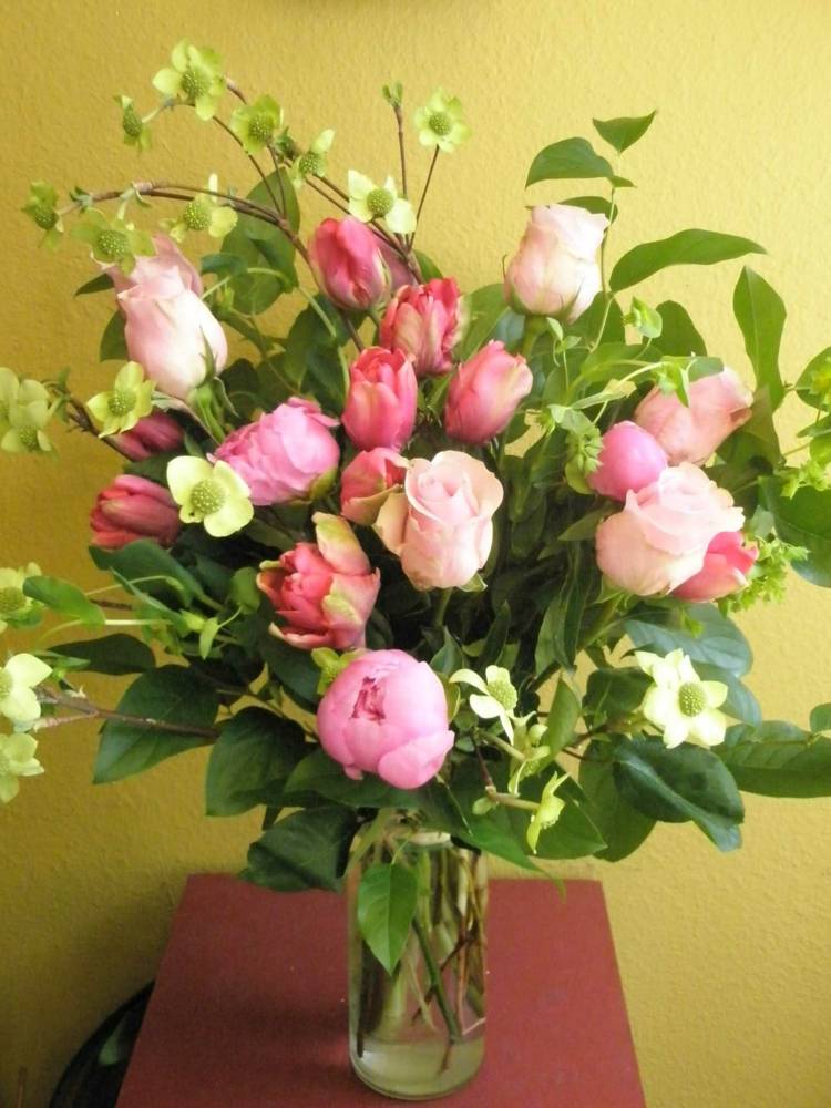 arrangement floral simple elegant