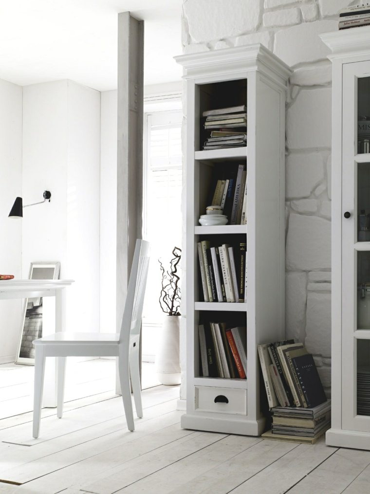 petit meuble de rangement idée bibliothèque blanche