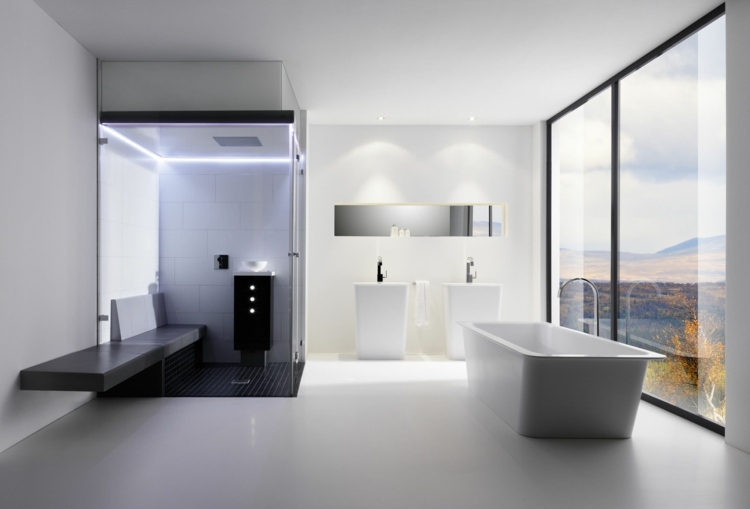 baignoire moderne salle de bain
