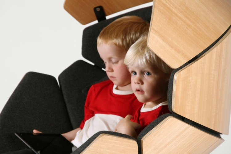 chaise pour enfant design contre le bruit