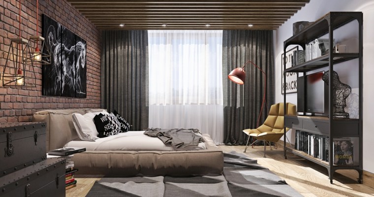 chambres modernes design idees decoration luminaire