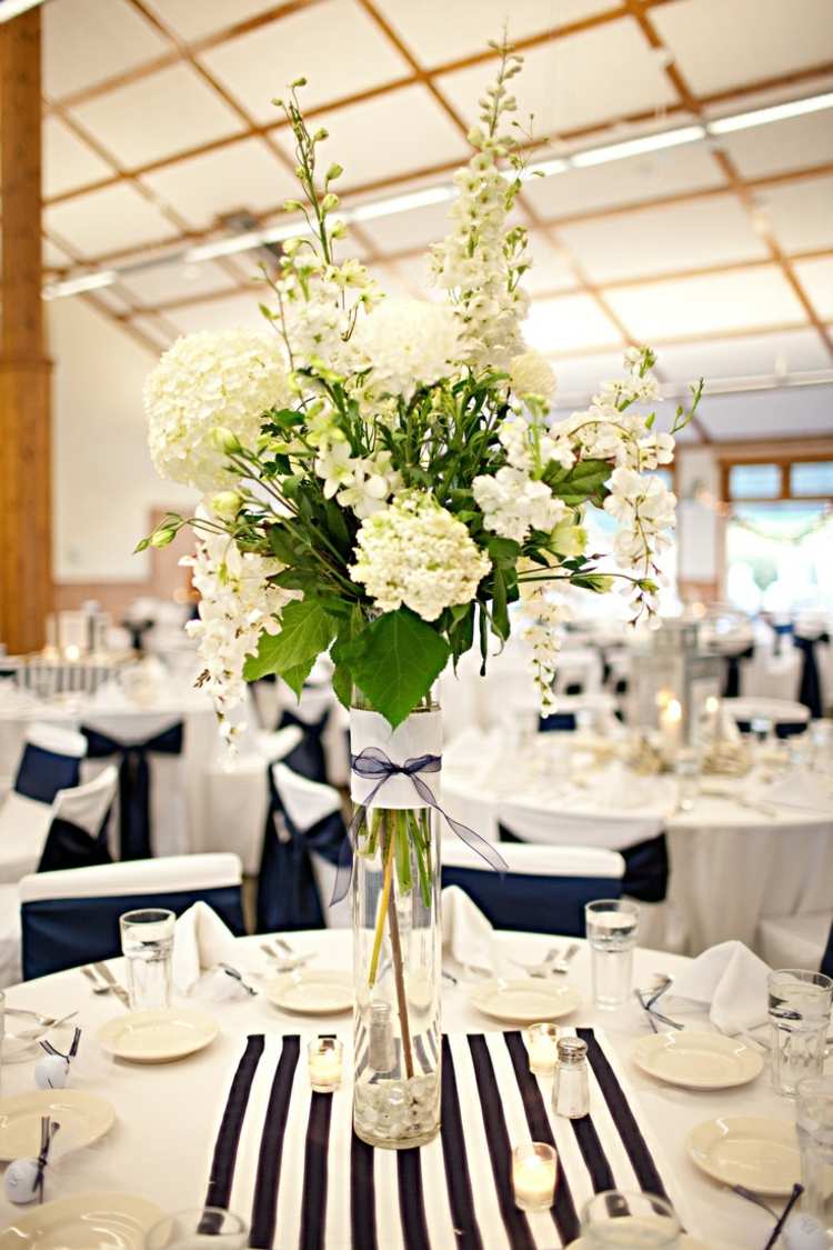composition florale mariage table deco