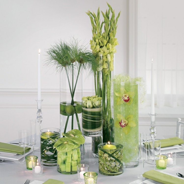 compositions florales deco table
