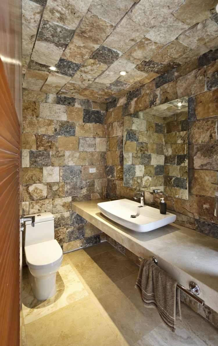 deco salle de bain design rustique