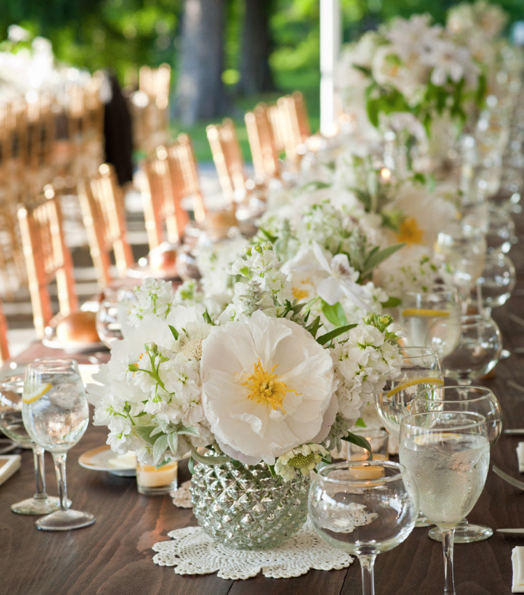 deco table mariage fleurs