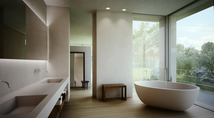 décoration salle de bain zen style minimaliste
