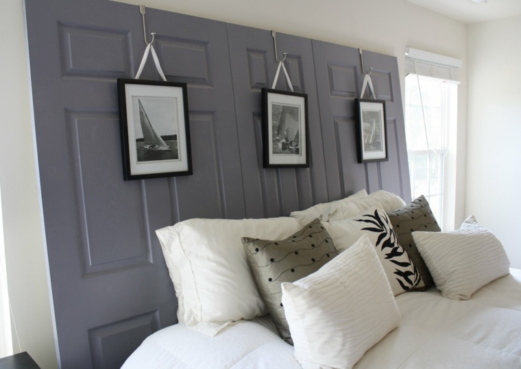 décoration chambre tetes de lit couleur grise