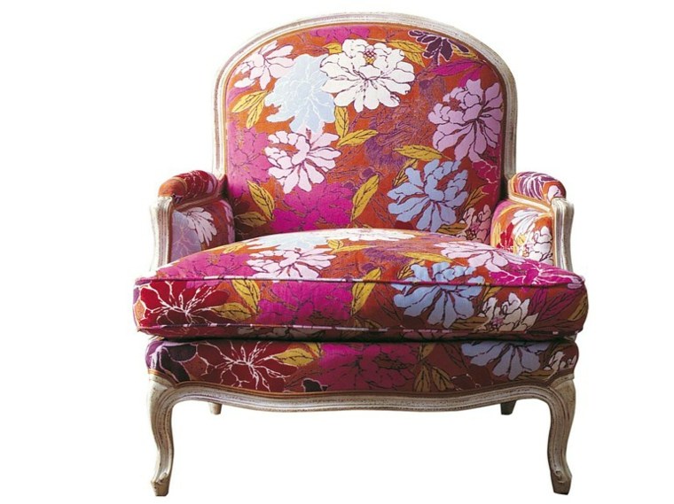 fauteuil cabriolet moderne style louis xv