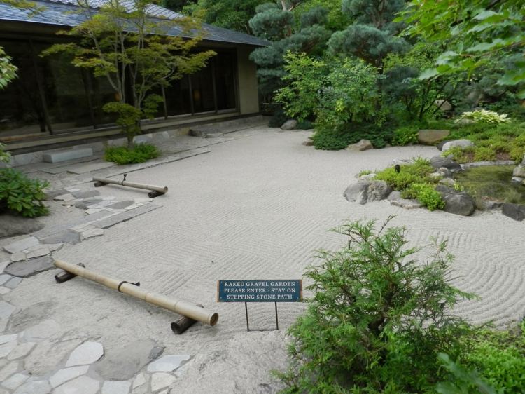 gravier blanc jardin japonais deco