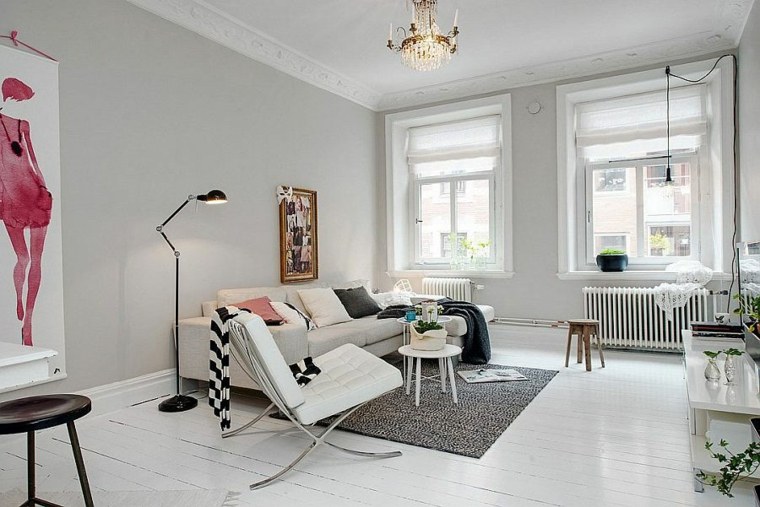 salons scandinave déco appartement aménagement intérieur