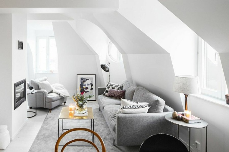 idee décoration salon style nordique petits espaces meuble scandinave