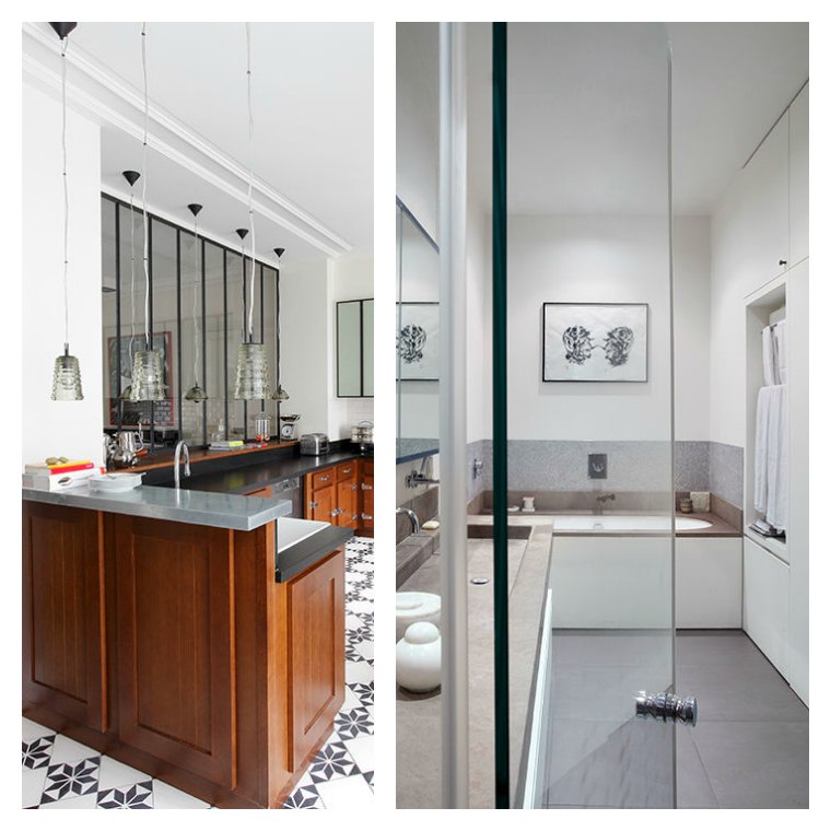 style parisien pour appartement décoration salle de bain et design de cuisine