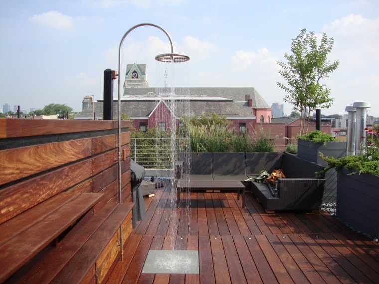 jardin toit terrasses modernes originales