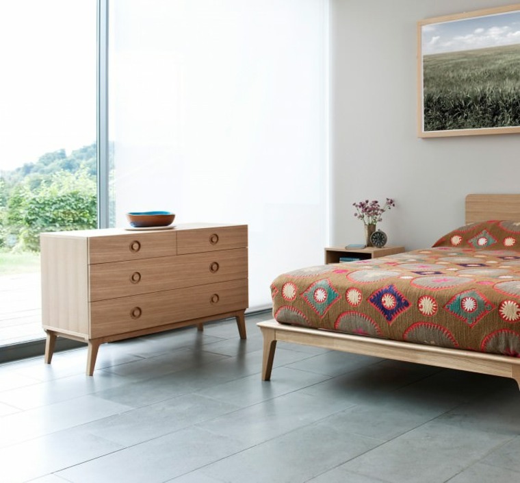 design contemporain meubles bois chambres mobilier