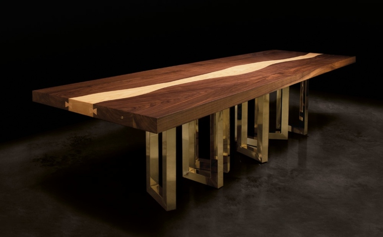 design mobilier moderne table de salon en bois