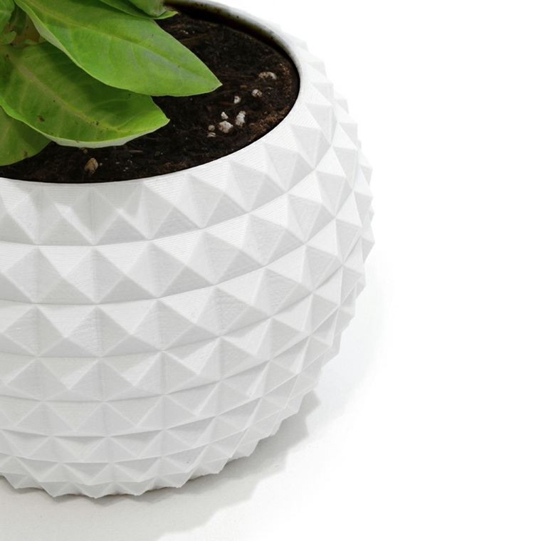 objet decoration design d'intérieur impression-3d pot fleur