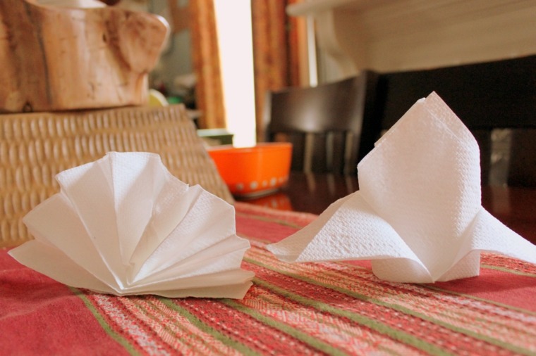 comment plier des serviettes papier art de table