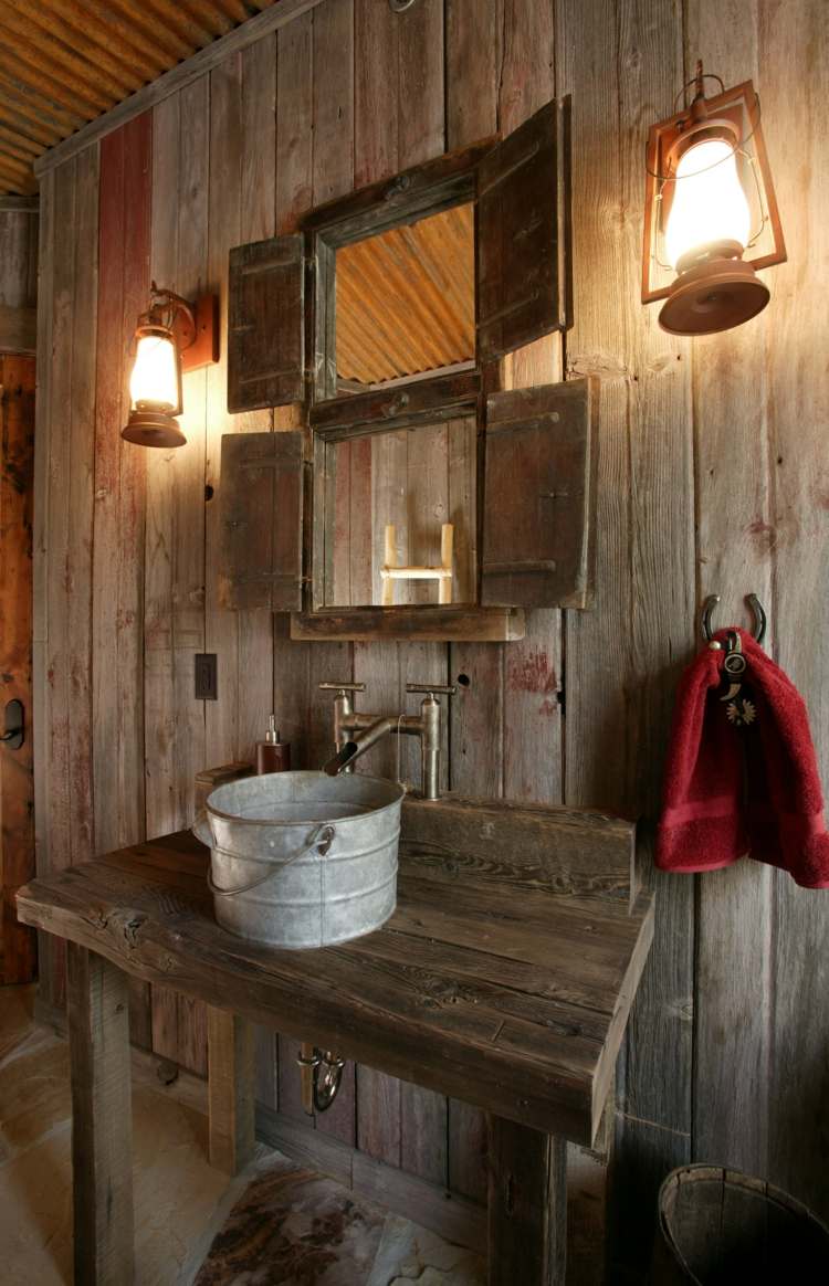 salle de bain decoration bois idee