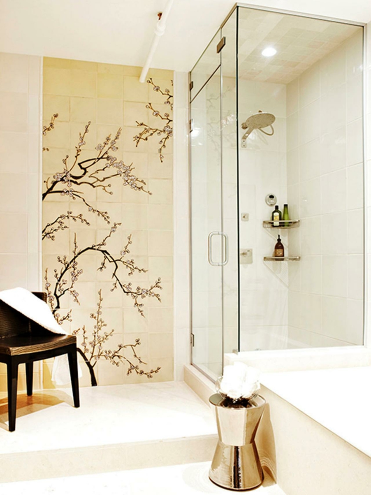 salle de bain zen blanc